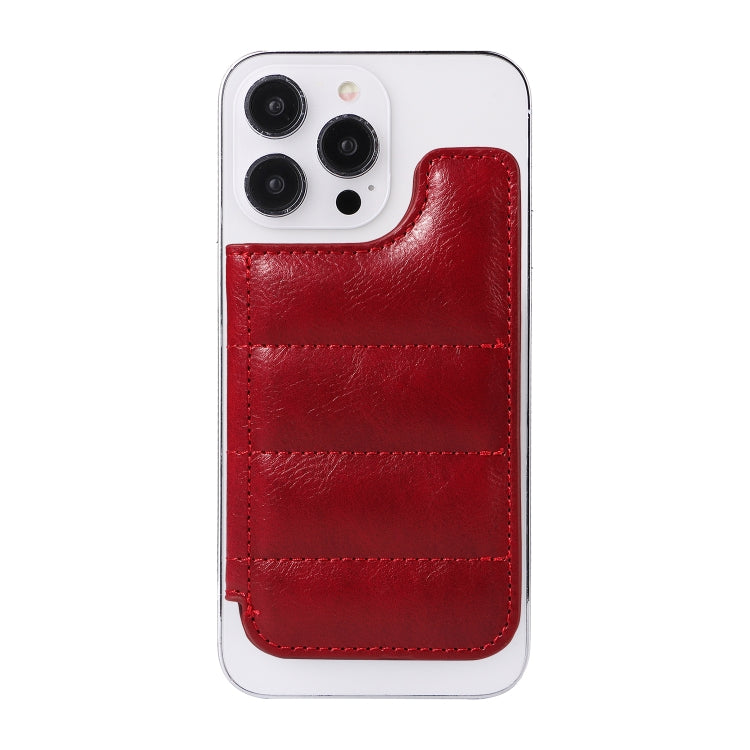 Retro Cow Pattern Sewing Card Bag Mobile Phone Back Sticker
