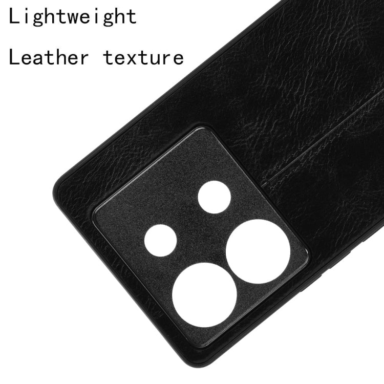 For Infinix Zero 30 5G Cow Pattern Sewing Card Bag Phone Case