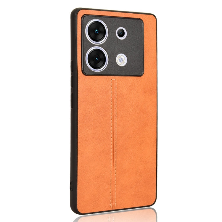 For Infinix Zero 30 5G Cow Pattern Sewing Card Bag Phone Case
