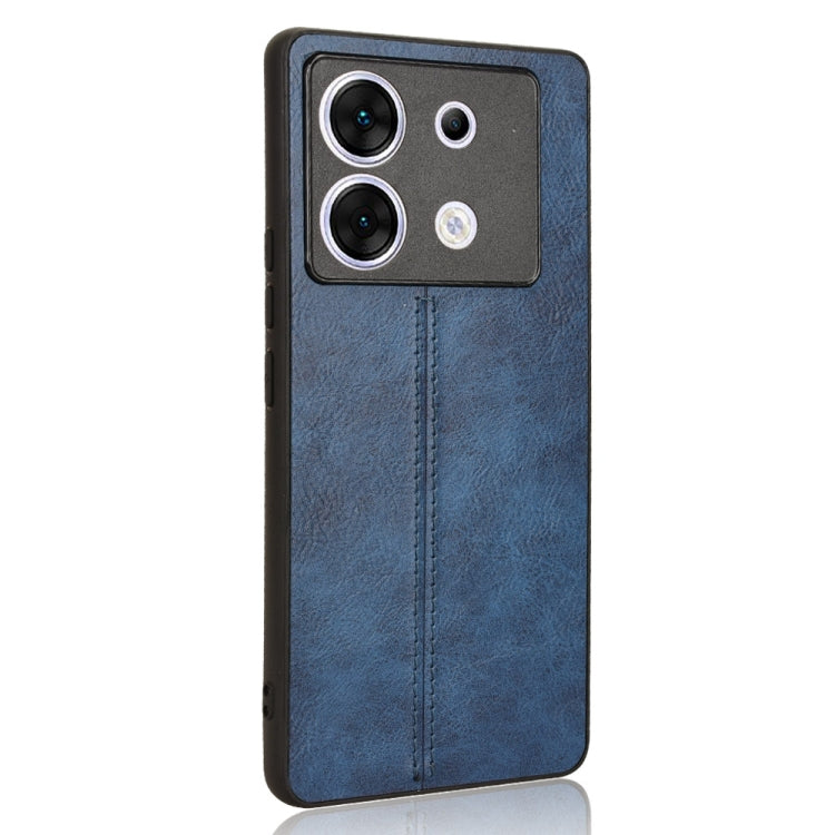 For Infinix Zero 30 5G Cow Pattern Sewing Card Bag Phone Case
