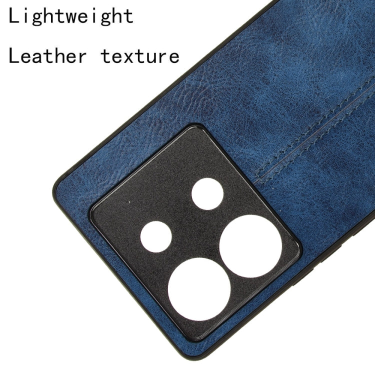 For Infinix Zero 30 5G Cow Pattern Sewing Card Bag Phone Case
