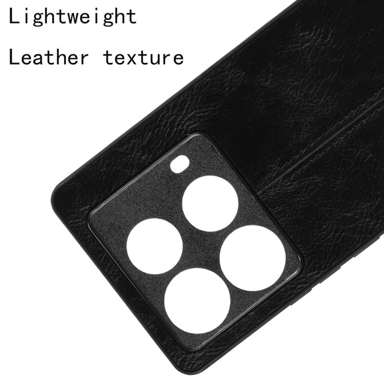 For Infinix Note 40 4G Cow Pattern Sewing Card Bag Phone Case