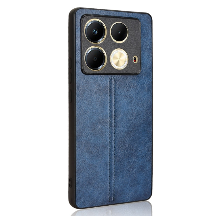 For Infinix Note 40 4G Cow Pattern Sewing Card Bag Phone Case