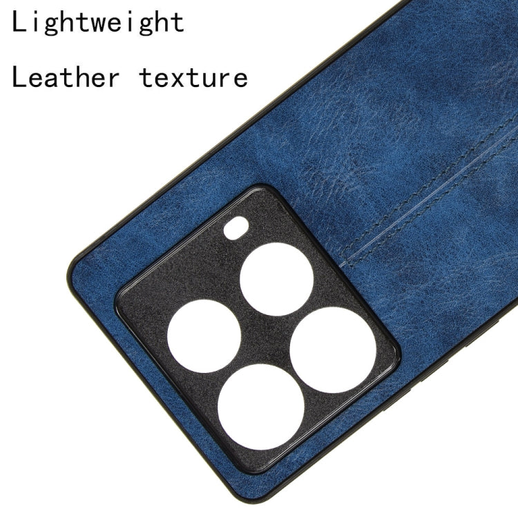 For Infinix Note 40 4G Cow Pattern Sewing Card Bag Phone Case