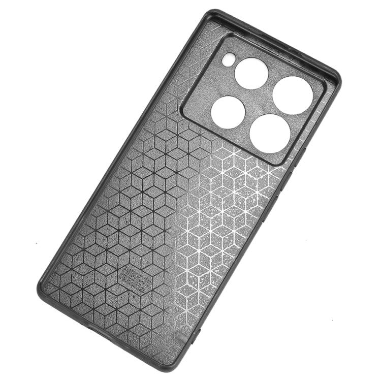 For Infinix Note 40 Pro 4G Cow Pattern Sewing Card Bag Phone Case