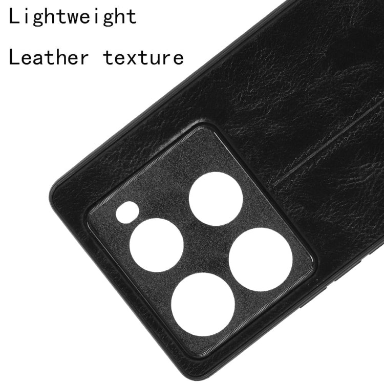 For Infinix Note 40 Pro 5G / Note 40 Pro+ 5G Cow Pattern Sewing Card Bag Phone Case
