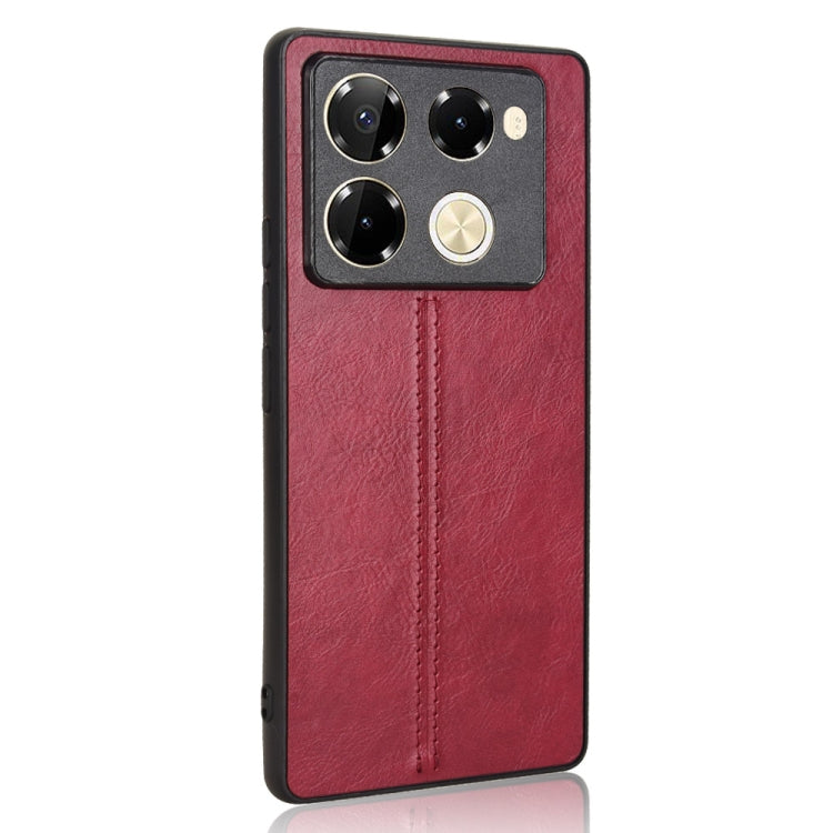 For Infinix Note 40 Pro 5G / Note 40 Pro+ 5G Cow Pattern Sewing Card Bag Phone Case