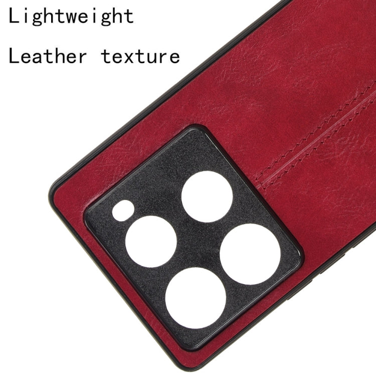 For Infinix Note 40 Pro 5G / Note 40 Pro+ 5G Cow Pattern Sewing Card Bag Phone Case