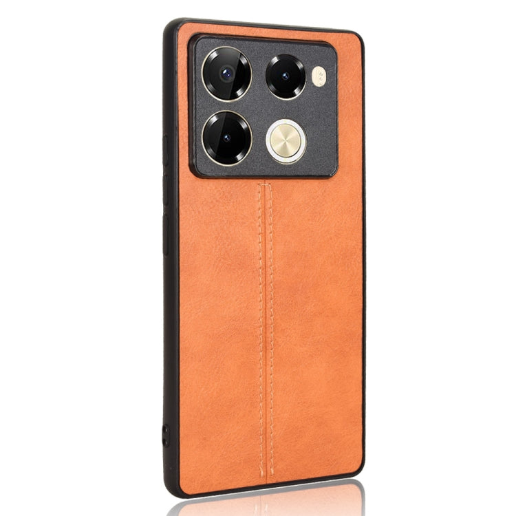 For Infinix Note 40 Pro 5G / Note 40 Pro+ 5G Cow Pattern Sewing Card Bag Phone Case