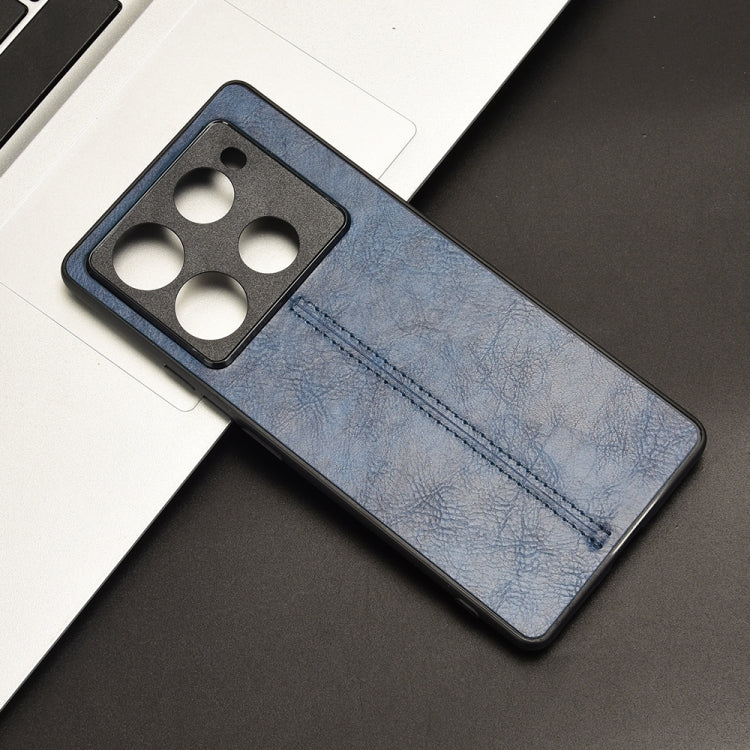 For Infinix Note 40 Pro 5G / Note 40 Pro+ 5G Cow Pattern Sewing Card Bag Phone Case