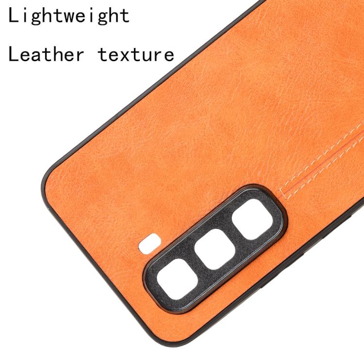 For Infinix Hot 50 Pro 4G Cow Pattern Sewing Card Bag Phone Case