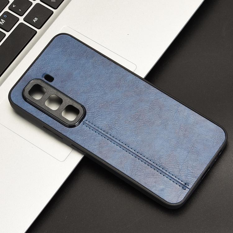 For Infinix Hot 50 Pro 4G Cow Pattern Sewing Card Bag Phone Case