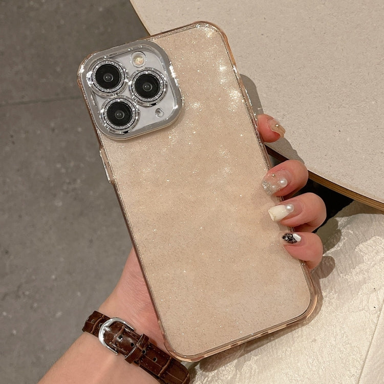 For iPhone 11 Pro Max Ripple Glitter PC Hybrid TPU Phone Case