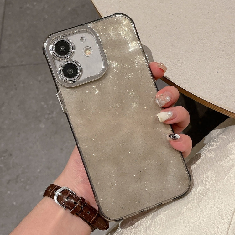 For iPhone 11 Ripple Glitter PC Hybrid TPU Phone Case