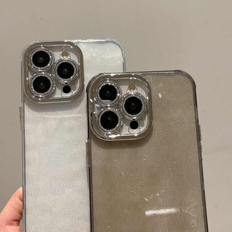For iPhone 15 Pro Max Ripple Glitter PC Hybrid TPU Phone Case