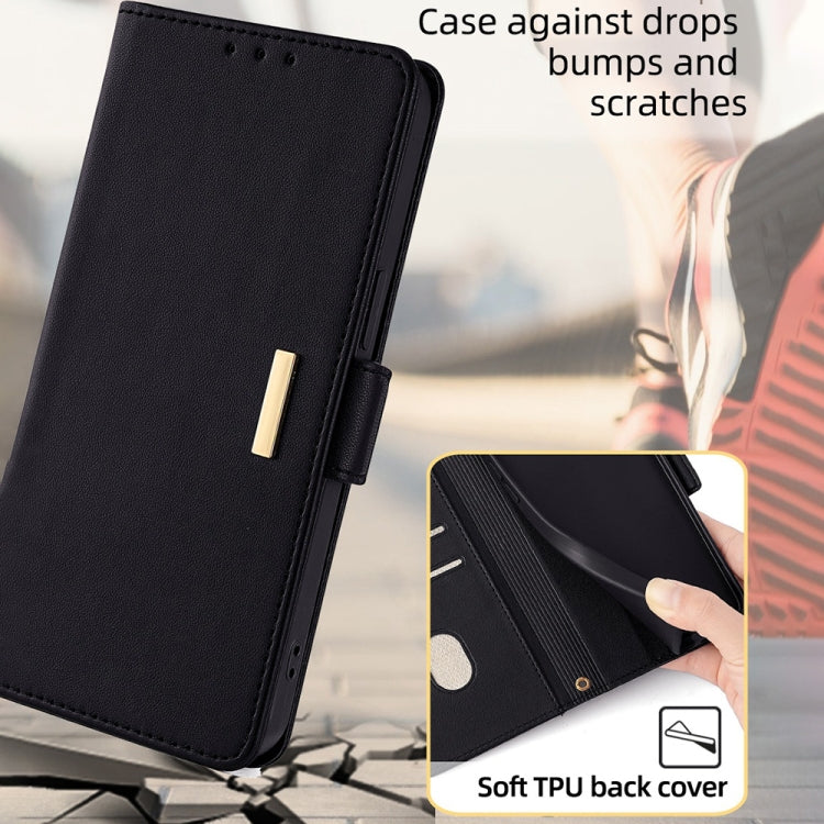 For Huawei P50 Pro Crossbody Chain Leather Phone Case