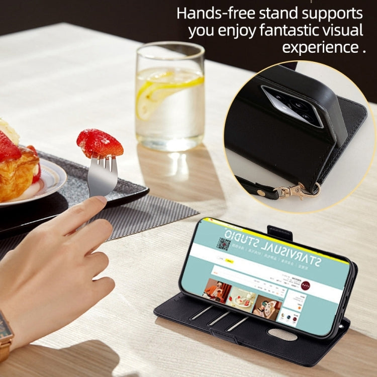 For Huawei Pura 70 5G Crossbody Chain Leather Phone Case
