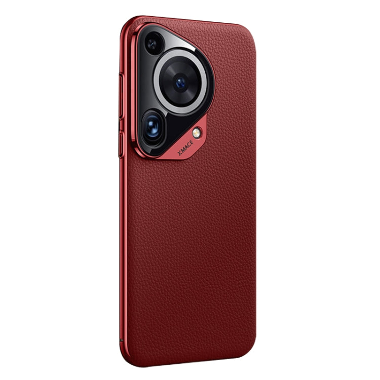 For Huawei Pura 70 Ultra Litchi Texture Genuine Leather Phone Case