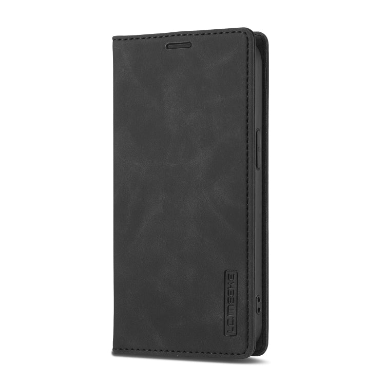 For iPhone 17e / 16e LC.IMEEKE Strong Magnetism Microfiber Leather Phone Case