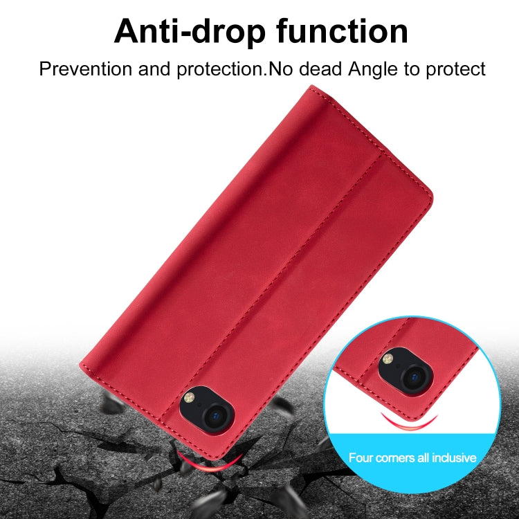 For iPhone 17e / 16e LC.IMEEKE Strong Magnetism Microfiber Leather Phone Case