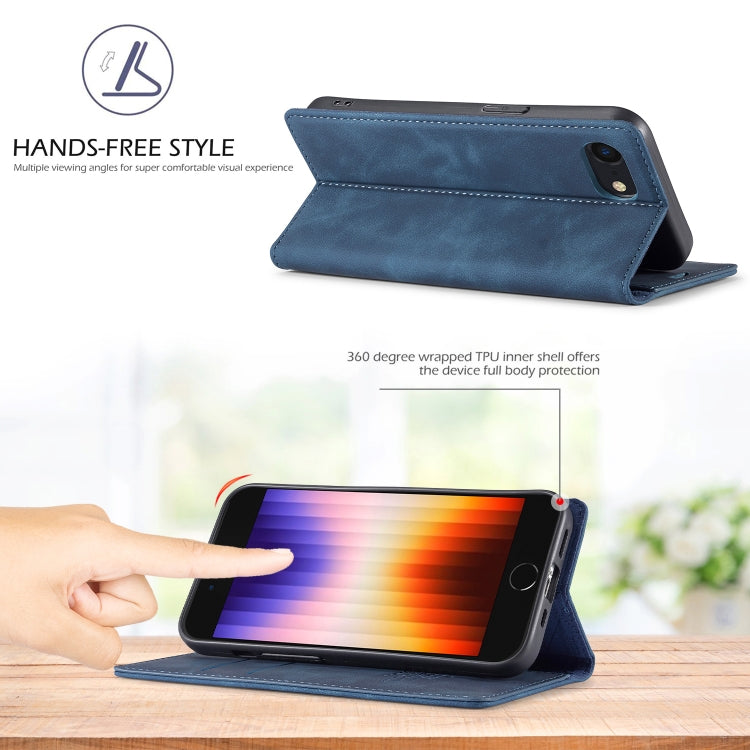 For iPhone 17e / 16e LC.IMEEKE Strong Magnetism Microfiber Leather Phone Case