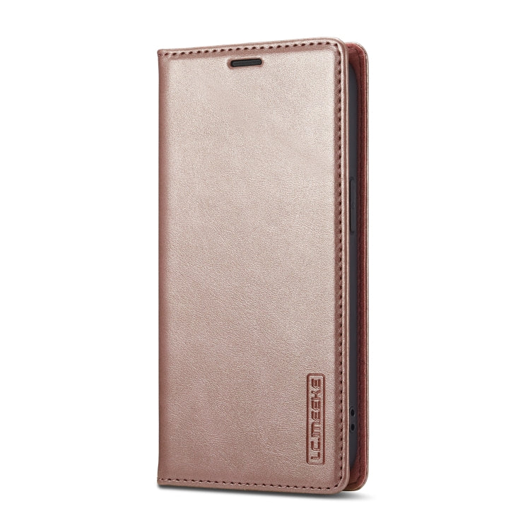 For iPhone 17e / 16e LC.IMEEKE Strong Magnetism Microfiber Leather Phone Case