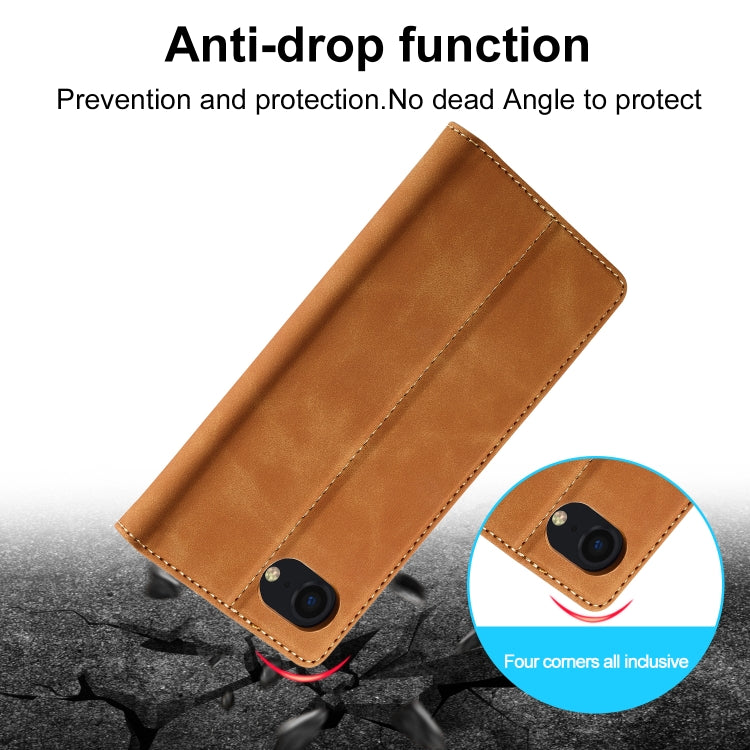 For iPhone 17e / 16e LC.IMEEKE Strong Magnetism Microfiber Leather Phone Case