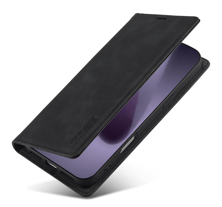 For iPhone 17 Pro Max LC.IMEEKE Strong Magnetism Microfiber Leather Phone Case
