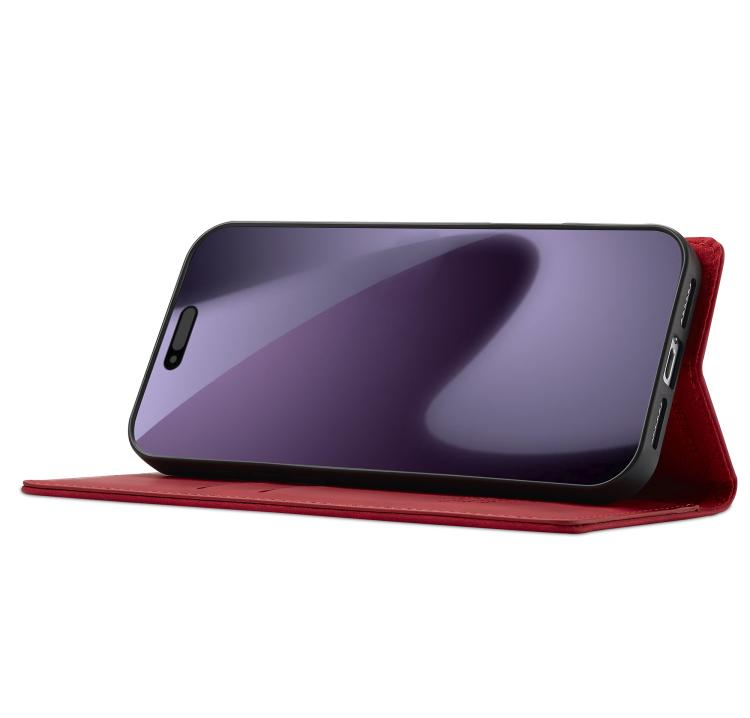 For iPhone 17 Pro Max LC.IMEEKE Strong Magnetism Microfiber Leather Phone Case