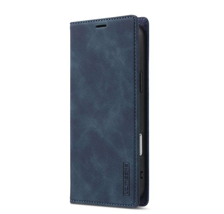 For iPhone 17 Pro Max LC.IMEEKE Strong Magnetism Microfiber Leather Phone Case