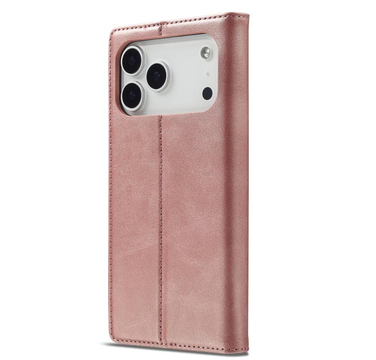 For iPhone 17 Pro Max LC.IMEEKE Strong Magnetism Microfiber Leather Phone Case