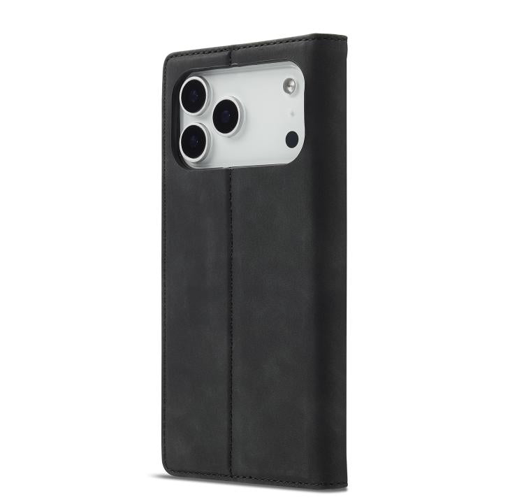 For iPhone 17 Pro LC.IMEEKE Strong Magnetism Microfiber Leather Phone Case