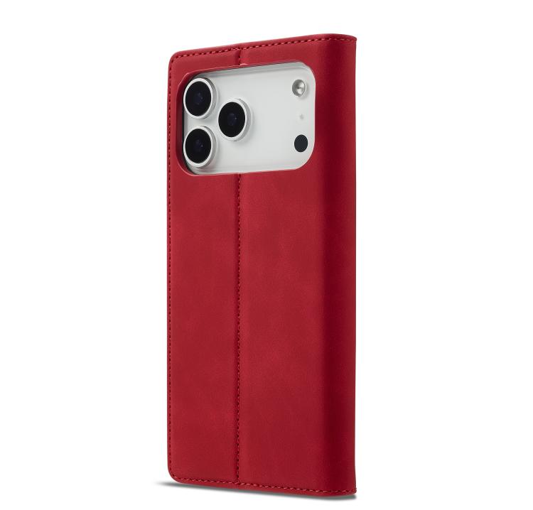 For iPhone 17 Pro LC.IMEEKE Strong Magnetism Microfiber Leather Phone Case