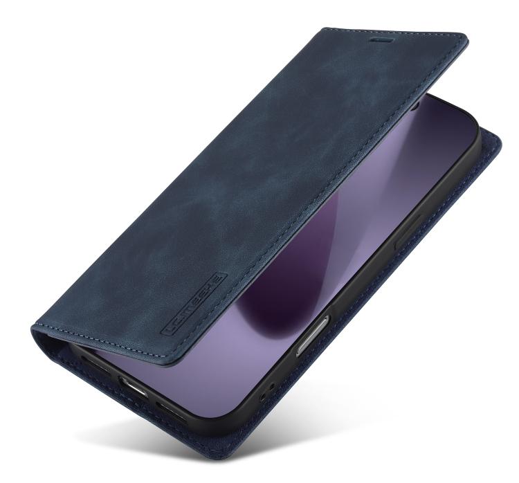 For iPhone 17 Pro LC.IMEEKE Strong Magnetism Microfiber Leather Phone Case
