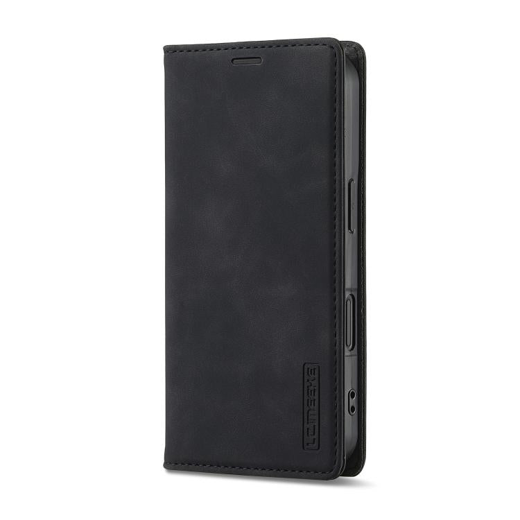 For iPhone 17 LC.IMEEKE Strong Magnetism Microfiber Leather Phone Case