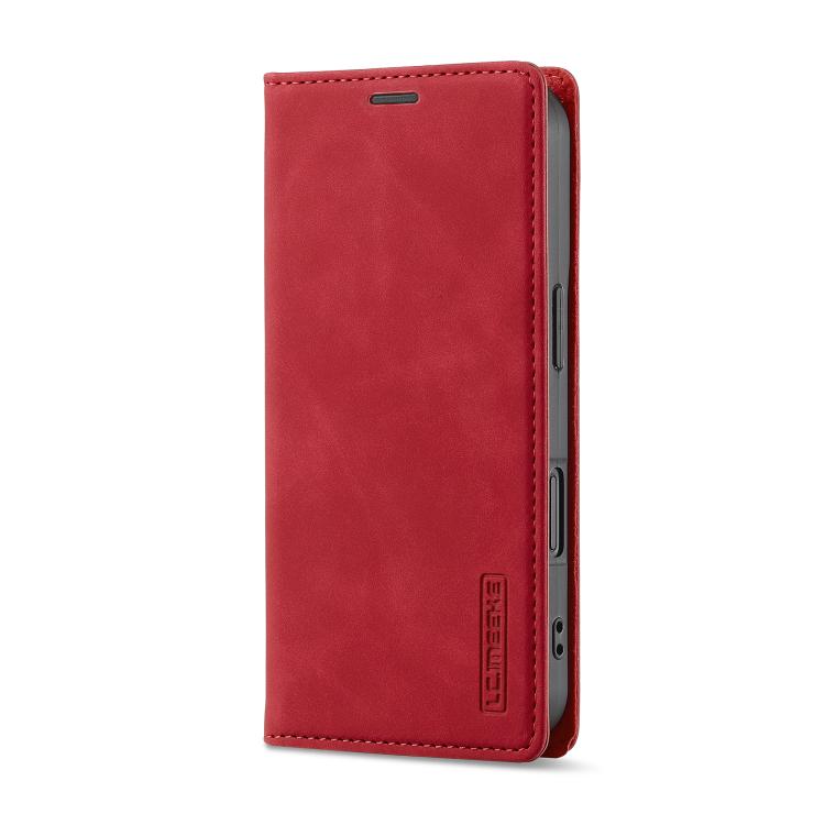 For iPhone 17 LC.IMEEKE Strong Magnetism Microfiber Leather Phone Case