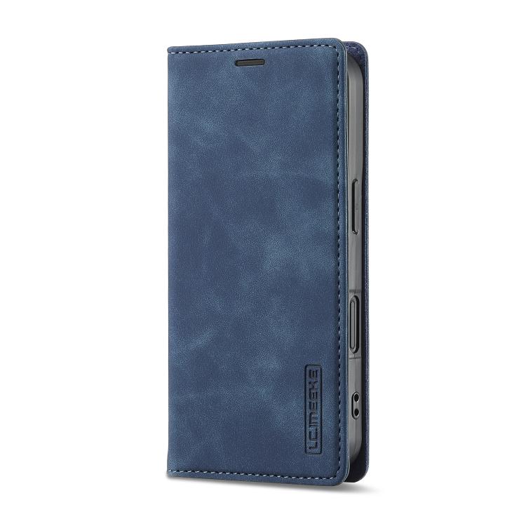 For iPhone 17 LC.IMEEKE Strong Magnetism Microfiber Leather Phone Case