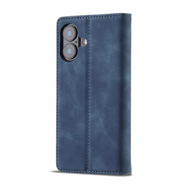 For iPhone 17 LC.IMEEKE Strong Magnetism Microfiber Leather Phone Case