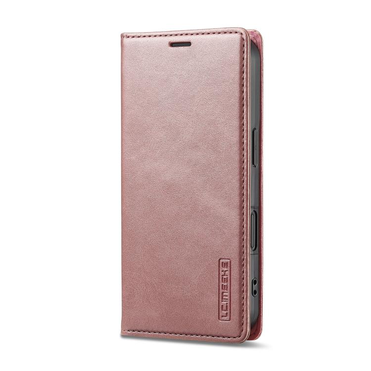 For iPhone 17 LC.IMEEKE Strong Magnetism Microfiber Leather Phone Case