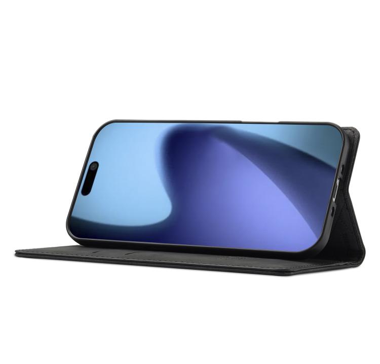 For iPhone Air LC.IMEEKE Strong Magnetism Microfiber Leather Phone Case