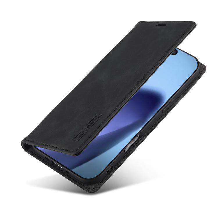 For iPhone Air LC.IMEEKE Strong Magnetism Microfiber Leather Phone Case