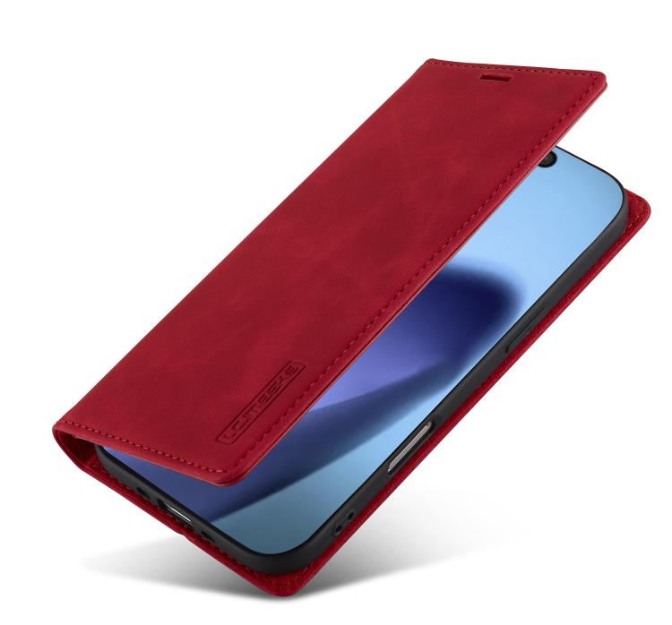 For iPhone Air LC.IMEEKE Strong Magnetism Microfiber Leather Phone Case