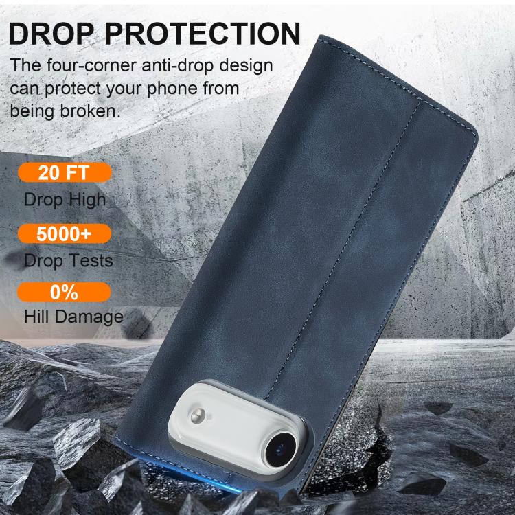 For iPhone Air LC.IMEEKE Strong Magnetism Microfiber Leather Phone Case