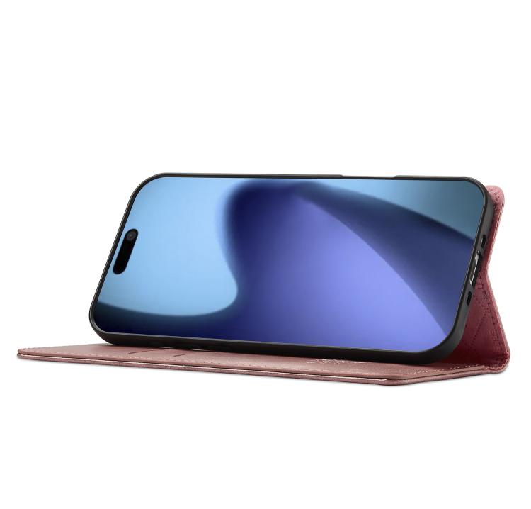 For iPhone Air LC.IMEEKE Strong Magnetism Microfiber Leather Phone Case