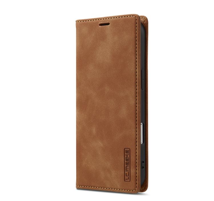 For iPhone Air LC.IMEEKE Strong Magnetism Microfiber Leather Phone Case