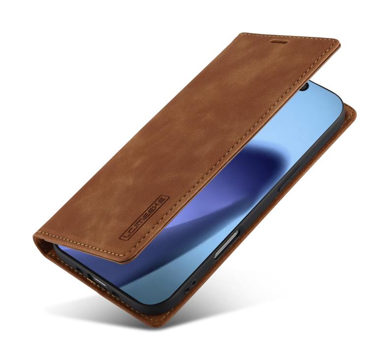 For iPhone Air LC.IMEEKE Strong Magnetism Microfiber Leather Phone Case