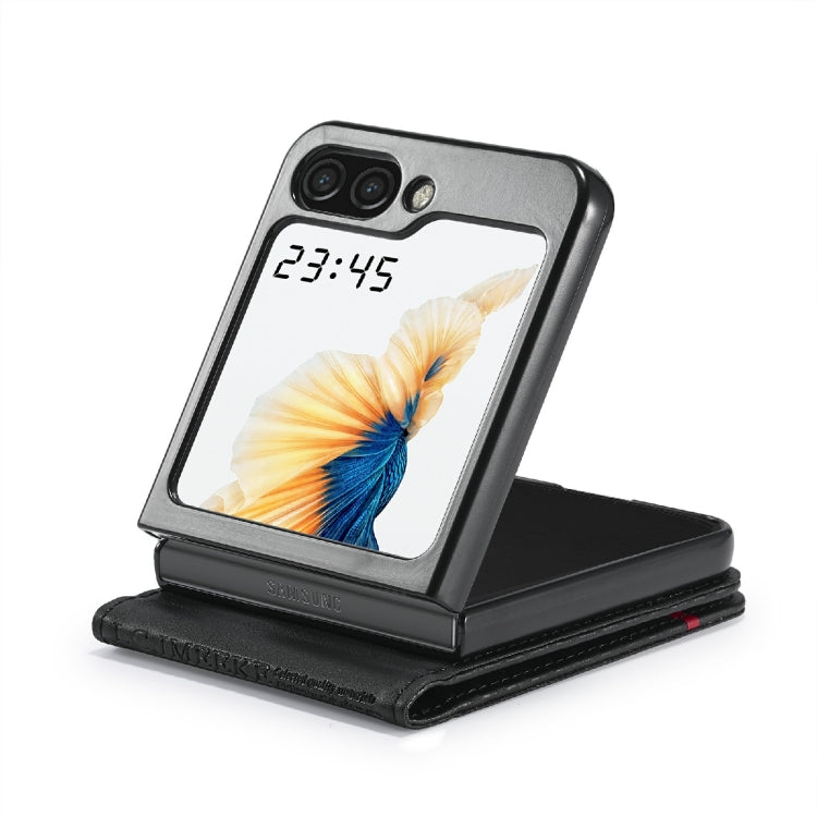 For Samsung Galaxy Z Flip6 / Flip7 FE LC.IMEEKE Carbon Fiber Leather Phone Case