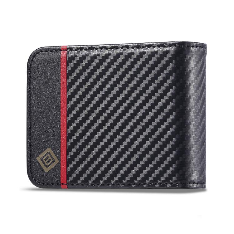 For Samsung Galaxy Z Flip7 5G LC.IMEEKE Carbon Fiber Leather Phone Case