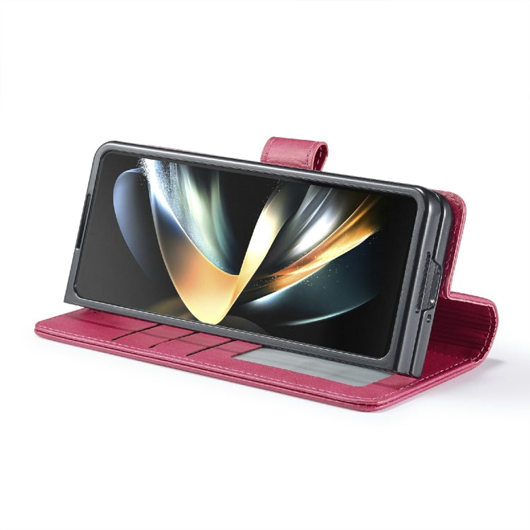 For Samsung Galaxy Z Fold6 5G LC.IMEEKE Calf Texture Leather Phone Case