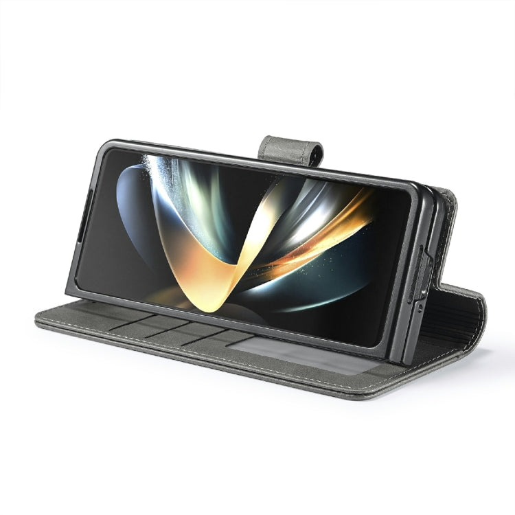 For Samsung Galaxy Z Fold6 5G LC.IMEEKE Calf Texture Leather Phone Case